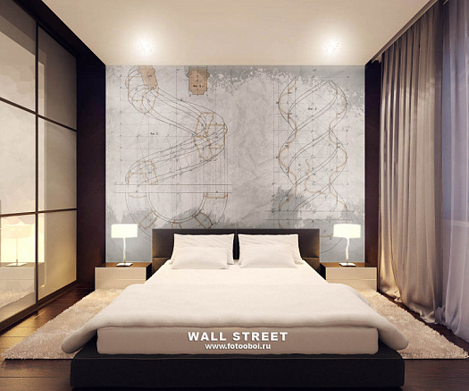 Фотообои в интерьере артикул Induction 24, INDUCTION, Wall street Фотообои в интерьере артикул Induction 24, INDUCTION, Wall street