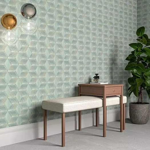 Обои в интерьере артикул KM5102, Collage, Kerama Marazzi